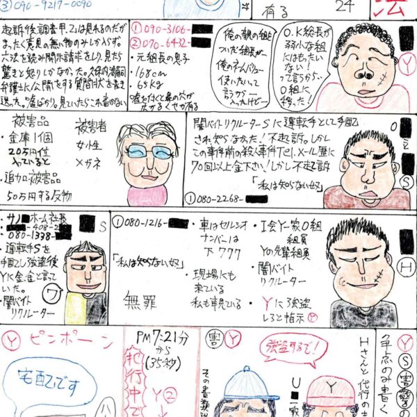 受刑者が数人と強盗に入る物語