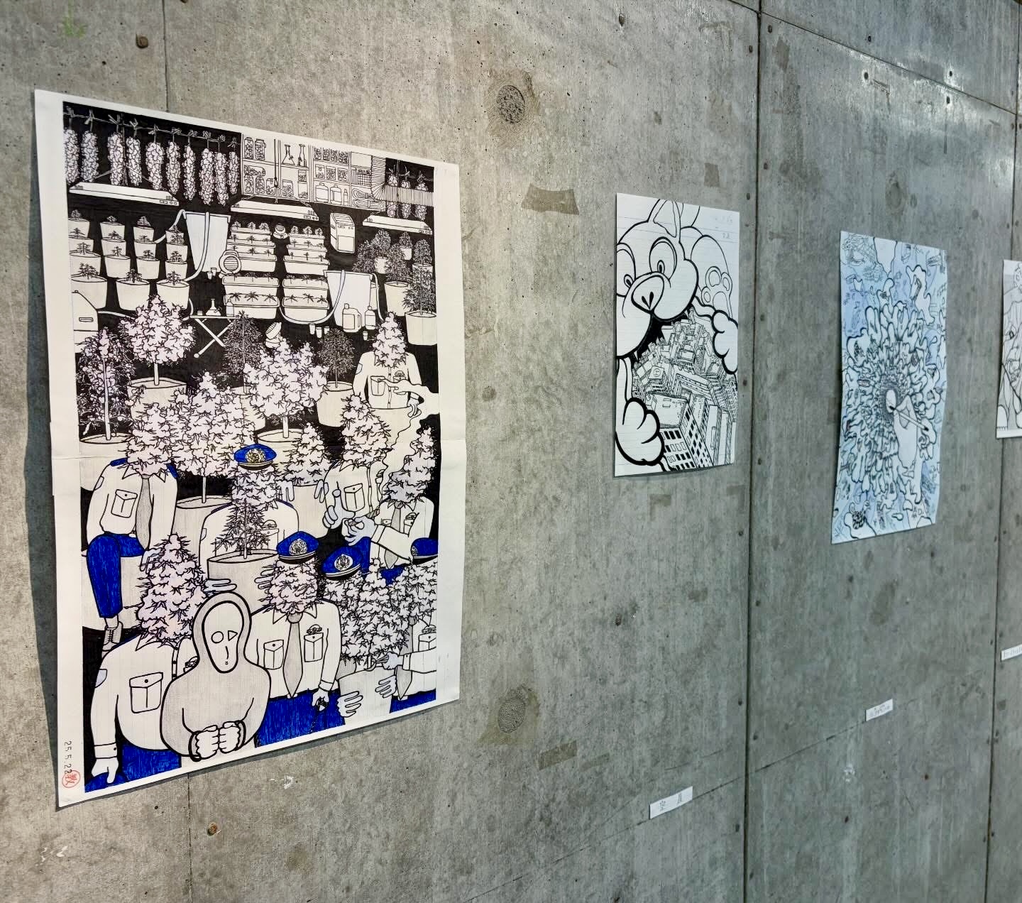 チョーエキノート展の展示風景